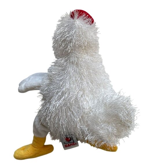 Ganz Webkinz White Rooster Bean Plush-8 In-NO CODE-GUC - Picture 4 of 6